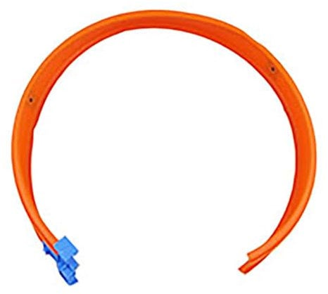 Replacement Part for Hot-Wheels Corkscrew Crash Die-Cast Vehicle Race Track Set FTB65 - Replacement Orange Track Loop G