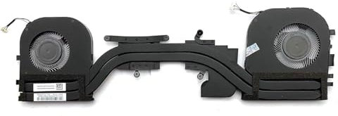 DC5V CPU+GPU Ventilador de refrigeración con disipador de calor de repuesto para Lenovo ThinkPad P1 Gen 2 Laptop P/N: 02XR044 02XR043