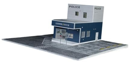 Harilla 1:64 Auto Garage Diorama Modell Miniaturlayout, Diecast Car Display Stand, für Dollhouse Decoration Model Train Layout Ornament