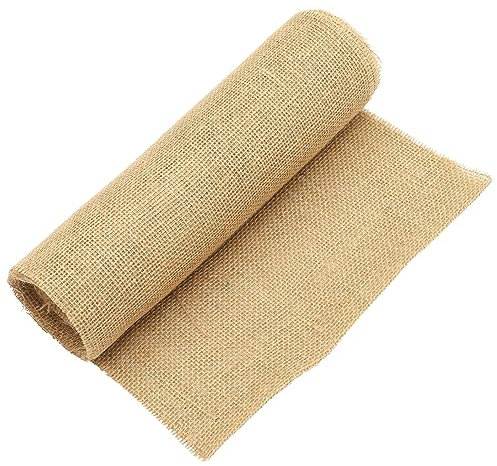 SUPVOX Rouleau De 10 M De Toile De Jute Naturelle pour Envelopper Les Arbres Matériau Respirant Antigel