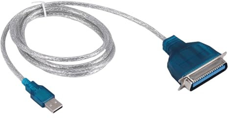 Sxmrmnx Cable adaptador de impresora USB a paralelo IEEE 1284 para PC (conecta tu vieja impresora paralela a un puerto USB)