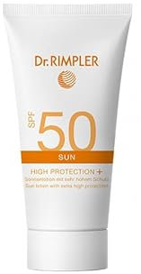 Dr. RIMPLER SUN High Protection+ SPF 50 - leichte Sonnenschutzlotion für den Körper mit zuverlässigem UV-Breitbandschutz - korallenfreundlich, vegan, parabenfrei - für alle Hauttypen geeignet (20 ml)