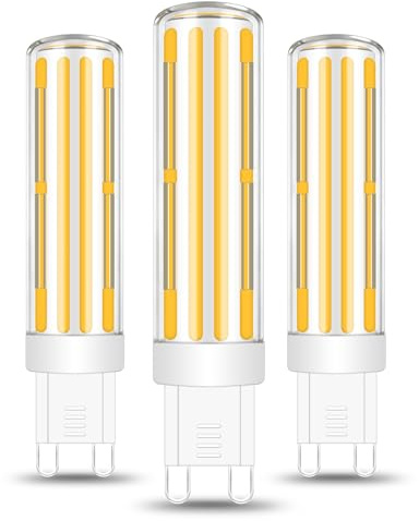 TRIJZHOU G9 Lampe Dimmbar 10W AC230V Warmweiß 2700K 3er-Pack | ersetzt 100W Halogen, kein Flackern, 360° Abstrahlwinkel, für Kronleuchter und Deckenleuchten