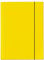 VELOFLEX 4442310 - Sammelmappe Velocolor, DIN A4, Eckspannermappe, Ordnungsmappe, Zeichenmappe, gelb