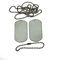 Yantec US Dog Tags Erkennungsmarken Silber