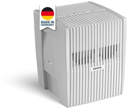 Venta Luftbefeuchter LW15, sehr leise 22 dB(A), energieeffizient 3 Watt, hygienische Kaltverdunstung ohne Filter, 5 l-Tank, bis 25 m², mit Duftfunktion