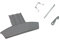 Genuine Hotpoint Washing Machine Graphite Door Handle Kit C00274867 New
