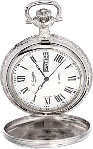 Eichmüller Edelstahl Quarz Taschenuhr 8206/05