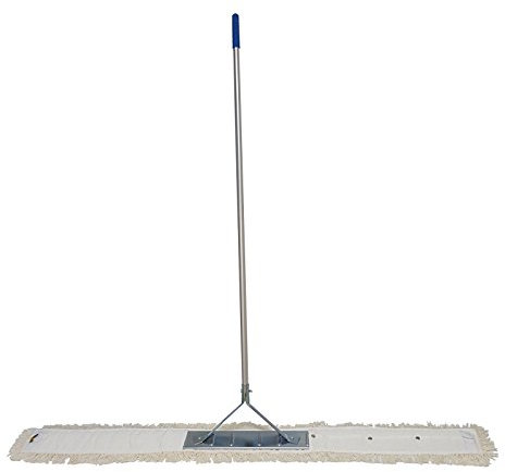 Wischset 160 cm 3-teilig ( 1 x Mopphalter 160 cm 1 x Alu-Stiel 140 cm 1 x Baumwollmopp ) Bodenwischset Wischerset Bodenwischer Mopphalter starr Baumwolle