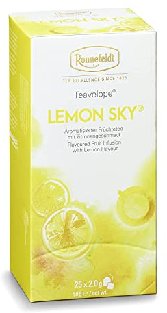 Ronnefeldt Lemon Sky, 25 Beutel aromatisierter Früchtetee, 50 g, 6er Pack (6 x 50 g)