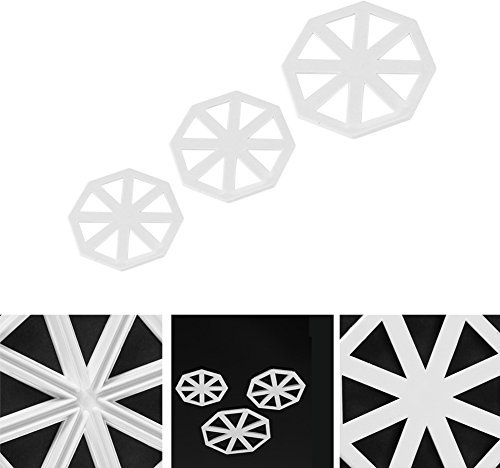 1Set Fondant Kuchenform Ausstecher Kunststoff für Torten Kuchen Dekoration Dreieckige Flagge DIY Werkzeug