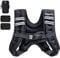 PACEARTH Weighted Vest, 6lb/12lb/16lb/25lb/ Weight Vest with Reflective Stripe, Body Weight Vests Adjustable for Men, Women Workout, Strength Training, Running, Walking, Jogging