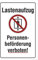 Aluverbund Hinweis Schild 30x20cm Wetterfest Rostfrei Kratzfest UV beständig - Lastenaufzug personenbeförderung verboten