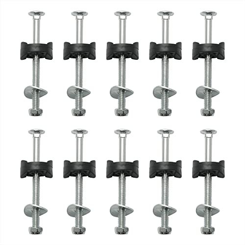 DGHAOP Lot de 10 vis de trampoline - Accessoire de fixation pour la plupart des trampolines