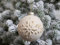 Chic Antique Weihnachtskugel Kugeln, Tropfen, Zapfen, Anhänger,Antik Glaskugel m.Muster Vintage Christbaumkugel Weihnachten X-Mas versch. Größen und Formen Skan Design (51922-07 Ø8cm Puder)