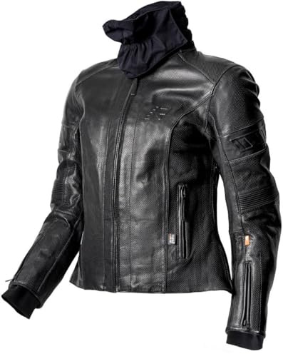 Rukka Aramissy Veste en cuir de moto pour dames, schwarz, 44 | Motorradzubehör