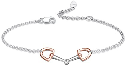 YFN Sterling Silver Adjustable Bracelet Anklet Jewellery Gifts for Women Girls Men
