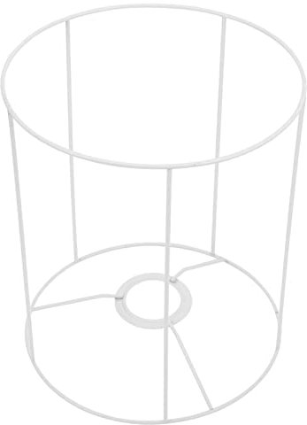 Hängelampe Lampenschirm Gestell Rohling Ring Rahmen Drahtgestell Pendelleuchte Schirm DIY E27 Eisen Ersatz Lampe Ersatzschirm Wandlampe Tischlampe Stehlampe Schlafzimmer Wohnzimmer Landhausstil Deko