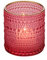 Nordstern Windlicht 'Alfaro' Pink - Ø 8,5 x 10 cm - M