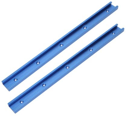 2pcs 800mm T-Gleis Schiene Aluminium T-Schlitz Gehrungsschiene Jig für Holzbearbeitung