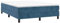 vidaXL Giroletto Senza Materasso Blu Scuro 140x200 cm Velluto