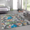 CARPETIA Kinder Spielmatte mit Blick auf die Stadt | Hintergrund in grau Größe 120x160 cm
