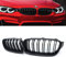 PAISEN BMW 3er F30 Frontgrill Doppellinie Hochglanz Schwarz (2012-2019) | Originalgetreues Design | Für Limousine & Touring | 316i, 320i, 328i, 330i, 335i | Einfache Montage | Premium ABS Material