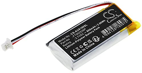 TECHTEK Battery 800mAh compatible with [Asus] ROG Gladius ll, ROG Spatha RF, Spatha X replaces FT902536P