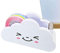 LIDCOM Distributeur de Ruban adhésif | Distributeur de Ruban adhésif de Bureau Cloud,Coupe-Ruban avec 1 Rouleau de Ruban Arc-en-Ciel pour Accessoire de Bureau à Domicile pour étudiants Filles garçons