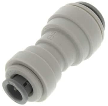 IPW Industries Inc, John Guest (PI201208S) Acetale Riduttore Filtro Acqua Raccordi Quick Connect per miglioramento domestico e sistema di filtraggio ad osmosi inversa 3/8 OD x 1/4 OD