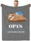 PJLJC Kuscheldecke Opa Geschenk,Vatertagsgeschenk für Opa Personalisierte Faultier- Flanell Decke Opa Geschenk Vatertag, für Meine wundervolle Opa，Wohn-Kuscheldecken, Weihnachten Faultier Geschenke