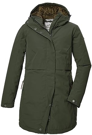 G.I.G.A. DX Damen Winterjacke/Funktionsparka mit Kapuze GW 41 WMN PRK, oliv, 34, 40834-000