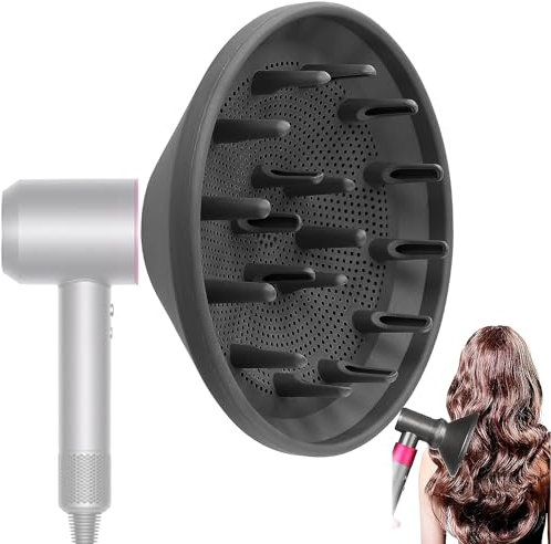 XFLYP Diffusor für Dyson Airwrap Styler, für Airwrap Styler in eine Haarfön Kombination, Locken Föhn Aufsatz, HS01 HS03 HS05 Adapter Trocken und Gain Maximales Volumen