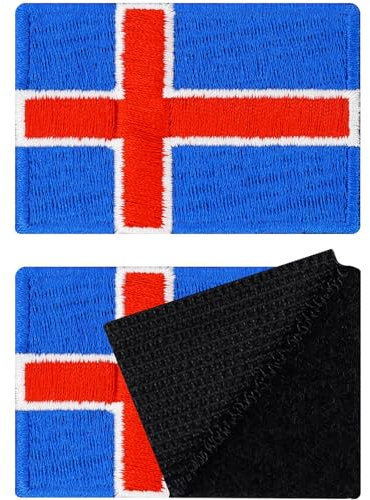 Patches Klett Island | Klett Patch Island hook and loop Patch Velkro, Klett Patch, Militär Patch mit Klettverschluss Tactical Morale Patches mit Klett | 40x60mm