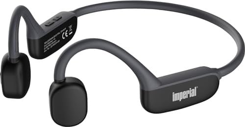 Imperial bluTC Active 1 – Knochenschall Kopfhörer (Bone Conduction, Bluetooth 5.3, 11 Stunden Spielzeit, Schweißresistent) – Schwarz