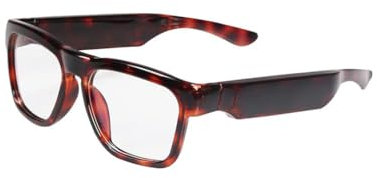 OhO, Gafas de sol Inteligentes, Bluetooth y MP3,128 GB, tecnología audio con altavoz abierto, para deportes en interiores y exteriores, protección UV polarizadas, unisex, color tortuga (128 GB)