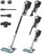 Prisvacs - 25Kpa Ultra Lightweight Cordless Vacuum Cleaner with Anti-Tangle Floor Brush, 250W Brushless Motor, 2500mAh Fast Charging Battery for Pet Hair, Carpet