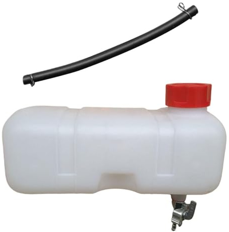 LOVIVER Réservoir de Carburant pour Tondeuse Ensemble de Réservoir de Carburant Accessoires de Réservoir de Carburant avec Robinet pour 1E40F 1E43F 445F