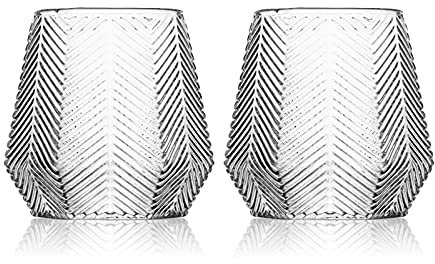 bicchiere per bere Modello di diamante Tazza di vetro trasparente Tazza di vetro ad alta temperatura Coppa di succo di alta temperatura per bere vetro borbonico / vino e bevande cocktail bicchieri(B)