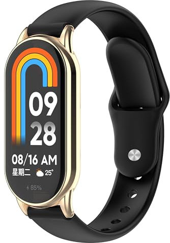 CZhkg Bracelet de Montres 12mm Silicone Boucle Inversée, Armband Sport Wristband Noir, 12mm Largeur Watch Accessoires