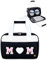 Telawsfun Wearable Breast Pump Storage Bag with Cooler,Large Chenille Letter Breast Pump Carrying Case with Shoulder Strap for Working Moms,Compatible with Elvie Pumps and Medela Pump(Bag Only)