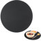 Alfombrilla Escurreplatos Bandeja Escurreplatos,Escurreplatos Silicona Adecuado para Secar Utensilios de Cocina, Material Resistente al Calor, Panal Redondo Negro, 30 CM de Diámetro.
