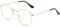 EGDSIHAE Retro Oval Women Metal Glasses Frame Clear Eyewear Men Round Frames Goggles(3)