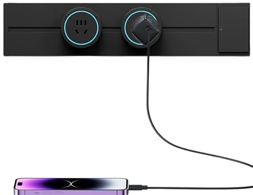 Enchufe Eléctrico,Regleta de Enchufes Ajustable con Ahorro de Energía | Adaptadores Movibles Desmontables para Sala Cocina Oficina Residencia Escuela