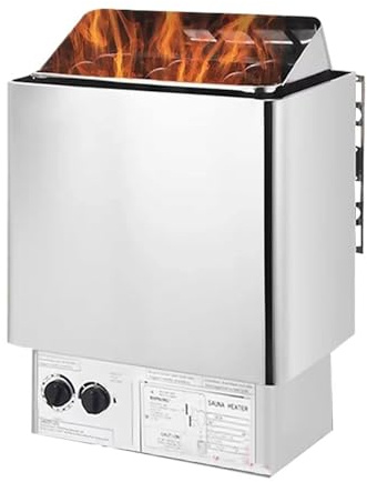 LMYYDES Poêle de Sauna électrique, poêle de Sauna, Four à Vapeur sèche, Sauna, avec contrôle Interne intégré, Salle de Sauna personnelle, Commerciale, hôtel, Spa, etc. 220V-6KW