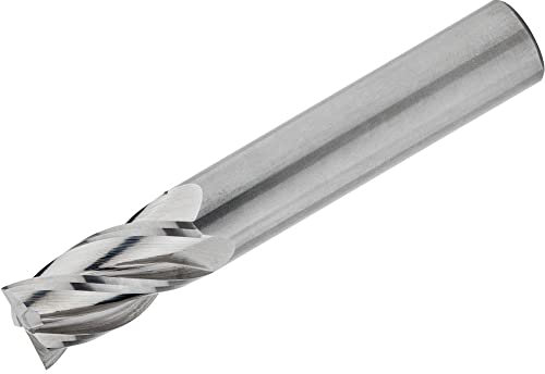Steelex D2706 Vollhartmetall-Schaftfräser, 1,27 cm x 4 Rillen