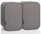 Artsound UNI20, Set aus 2 passiven Lautsprechern, 2-Wege HiFi-Lautsprecher, 10-40 Watt, Wandhalterung mit Kugelgelenk, geeignet für Räume bis zu 20 m² wie Flur, Küche, Toilette, Farbe: grau