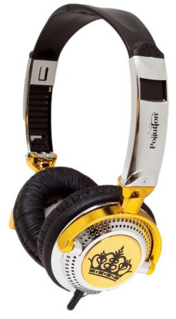 iFrogz EarPollution NervePipe Stereo Kopfhörer Chrom/Gold