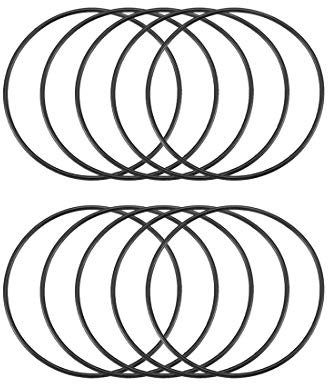 sourcing map Packung mit 10 Nitrilkautschuk O-Ringe 53mm OD 50mm ID 1.5mm Breite metrische Dichtung