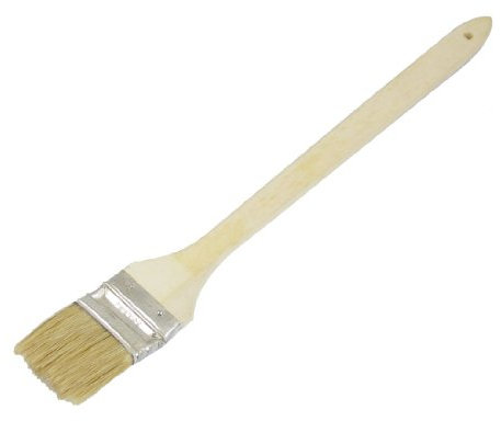 sourcing map Metall Hülse Heizkörper Pinsel, 5 cm breit Holz Griff de